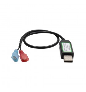 USB 5v to 12v 6.3mm 250 terminal step up custom logo cable 